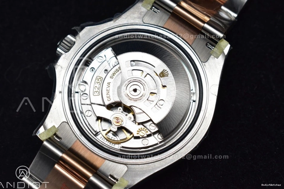 Steel VR Brown 904L Gold Best Clean On 126621 Dial Edition Yacht-Master Plated 1:1 Rose Trendy 488 Bracelet SS 0824